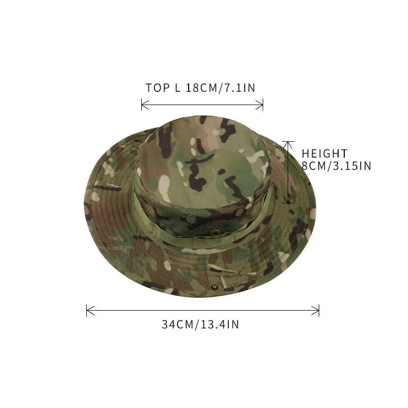 Unisex Sun Visor Camouflage Hat — Camo view 2