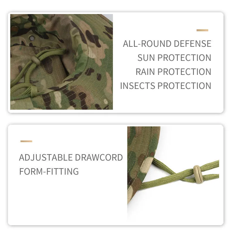 Unisex Sun Visor Camouflage Hat — Camo view 4