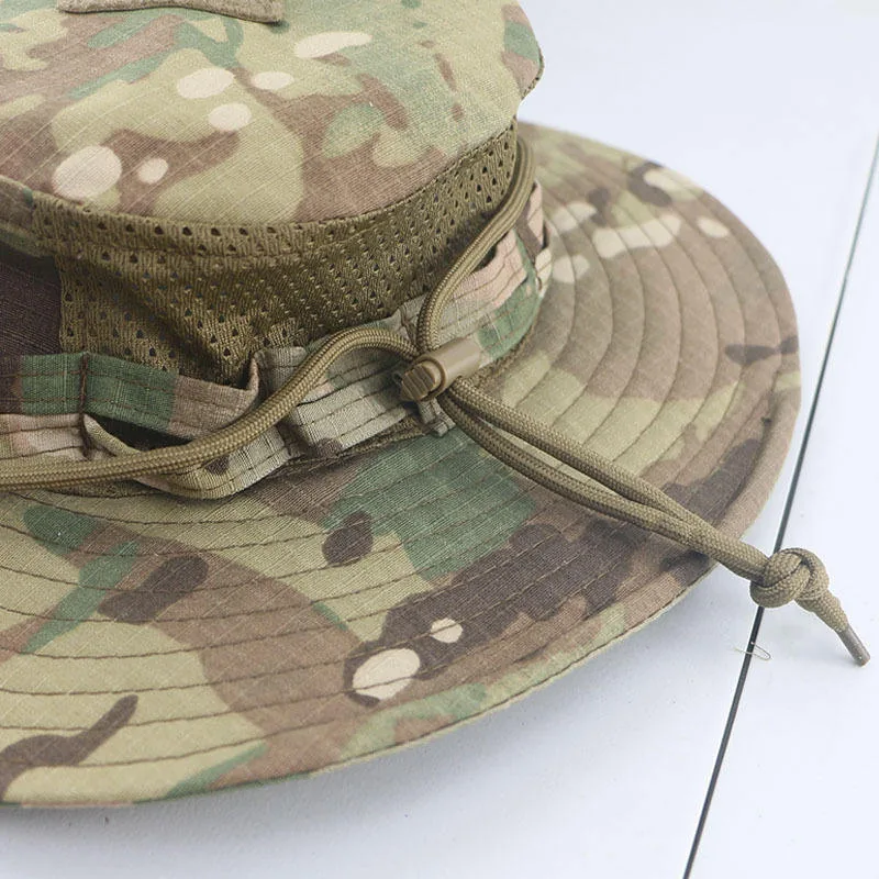 Camo Beanie 3D Embroidery — Camo view 2