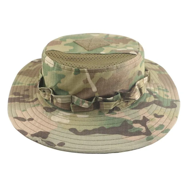 Camo Beanie 3D Embroidery — Camo view 6