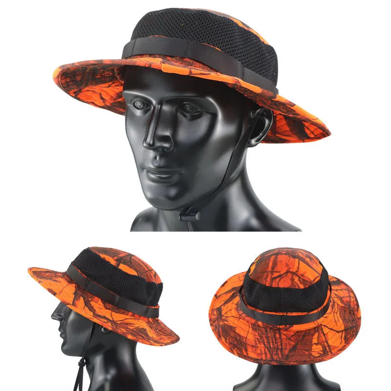Camouflage Fisherman Sun Hat — Camo view 3