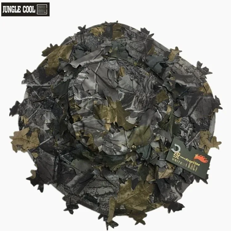 Bionic Round Bucket Camouflage Hat — Camo view 2