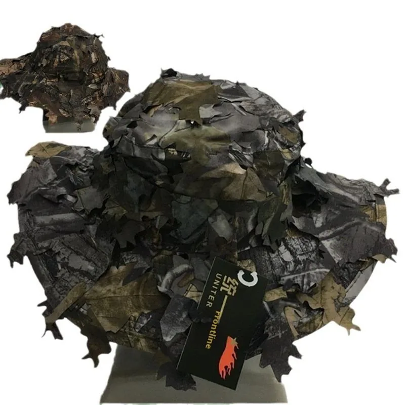 Bionic Round Bucket Camouflage Hat — Camo view 3