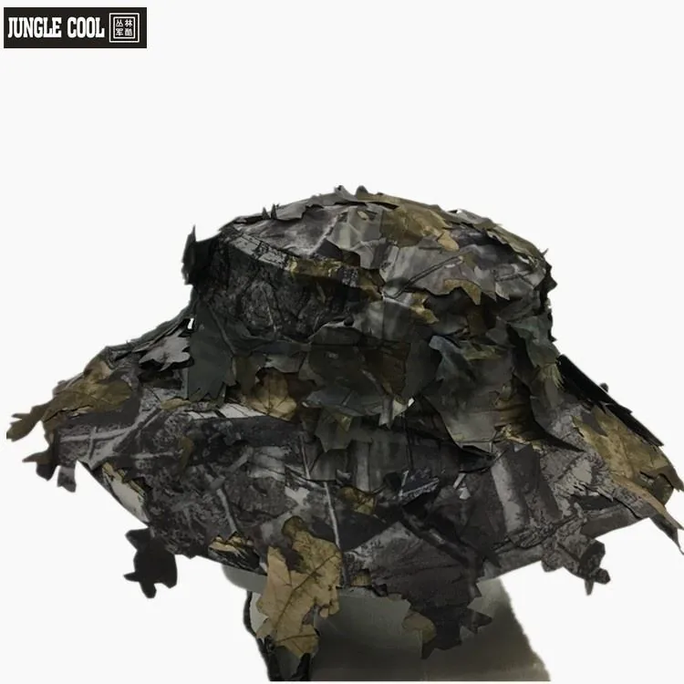 Bionic Round Bucket Camouflage Hat — Camo view 4