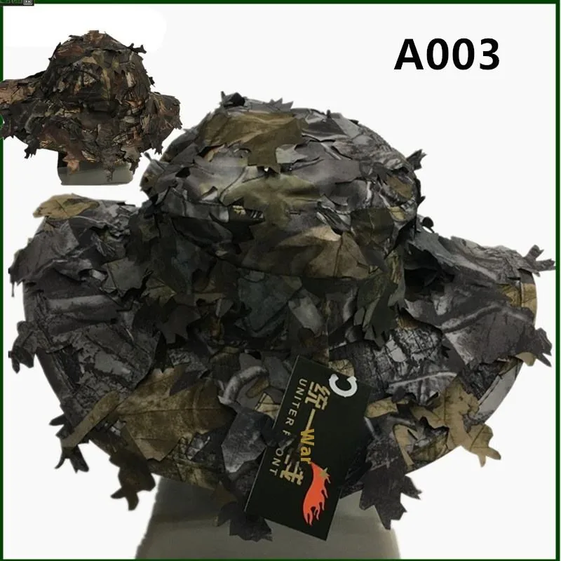 Bionic Round Bucket Camouflage Hat — Camo view 5