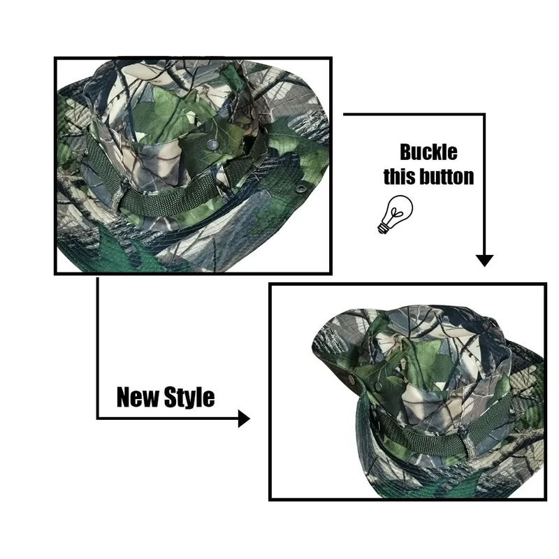 Bucket Fishing Hat Bonnie — Camo view 6