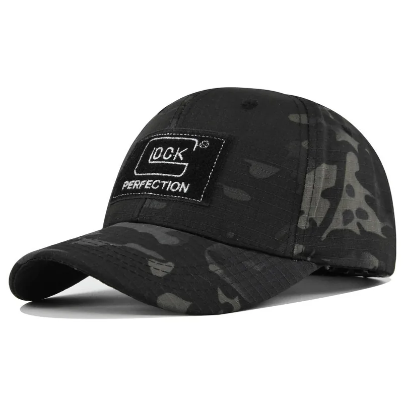 Outdoor Sports Baseball Cap — Black view 4