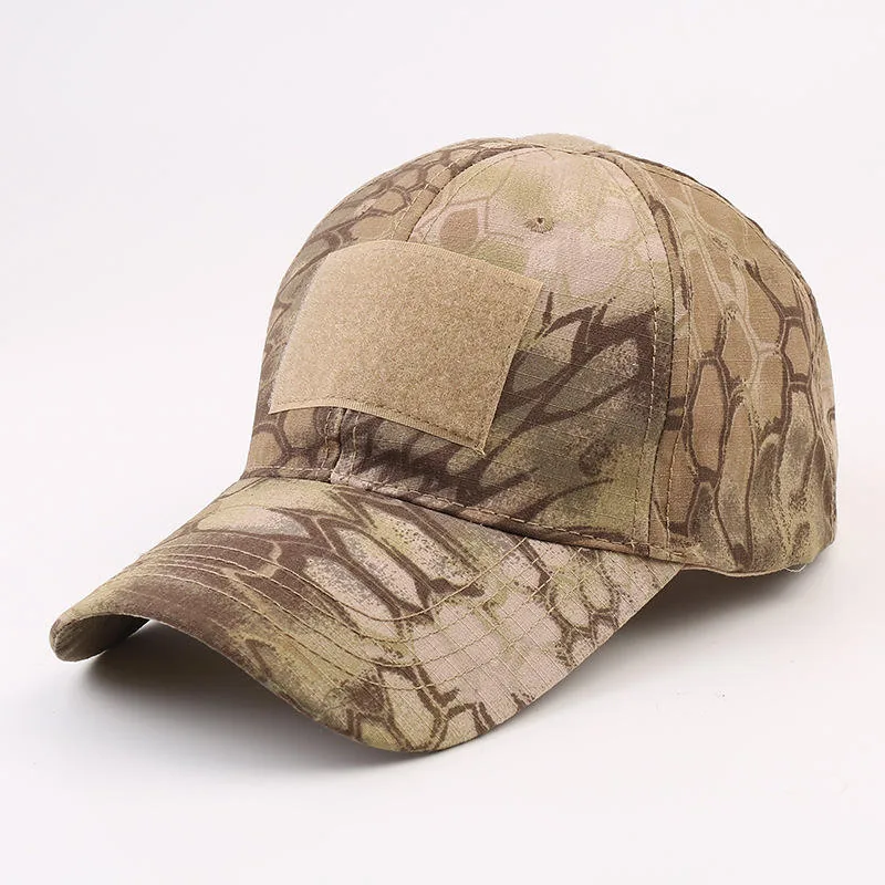 Custom Camouflage Baseball Cap 6-Panel — Camo view 4