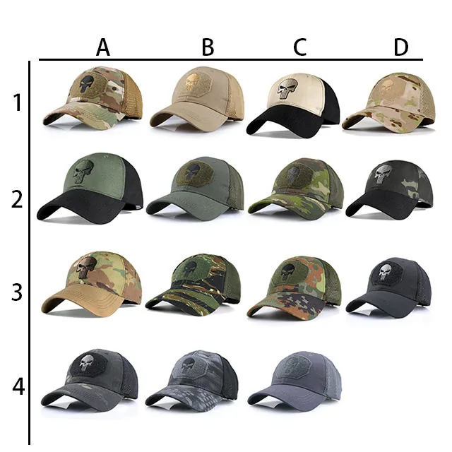Camouflage Tactical Golf Cap — Camo view 2