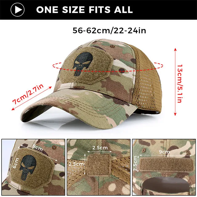 Camouflage Tactical Golf Cap — Camo view 3