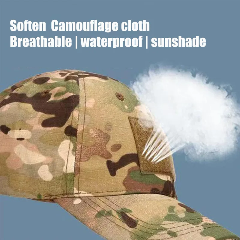 Camouflage Baseball Cap Unisex — Camo view 4