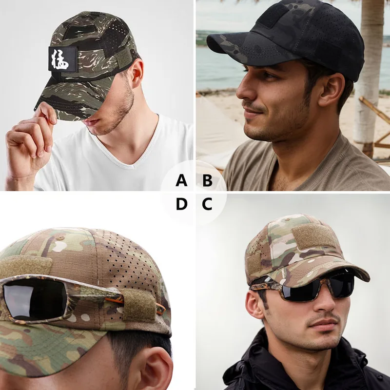Multicam Outdoor Tactical Baseball Cap — Camo view 5