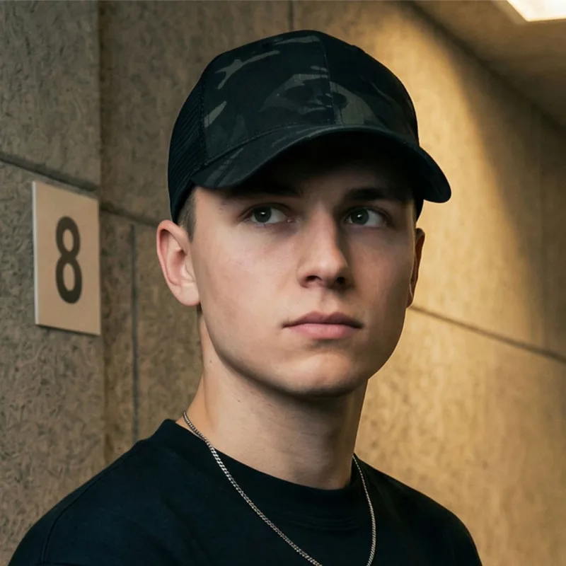 Soft Multicam Tactical Baseball Cap — Camo view 6