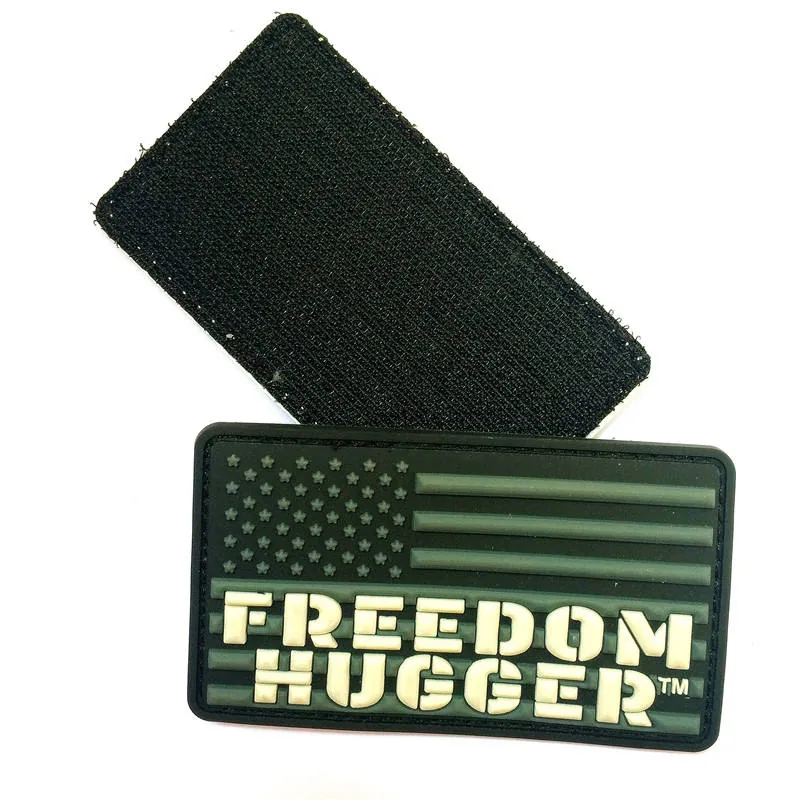 Custom Country Flag PVC Patch Label view 2