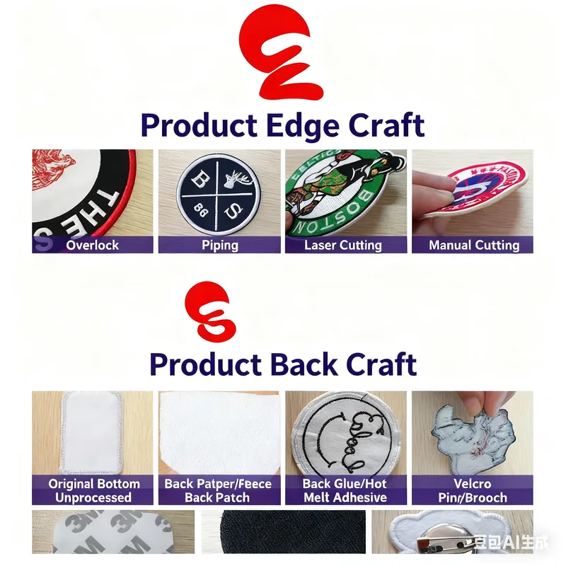 Custom Embroidered USA Canada Flag Patch view 6