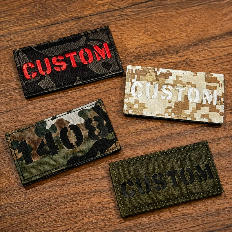 Custom Laser Cut Reflective Tactical IR Patch — ID Patches & Name Tapes