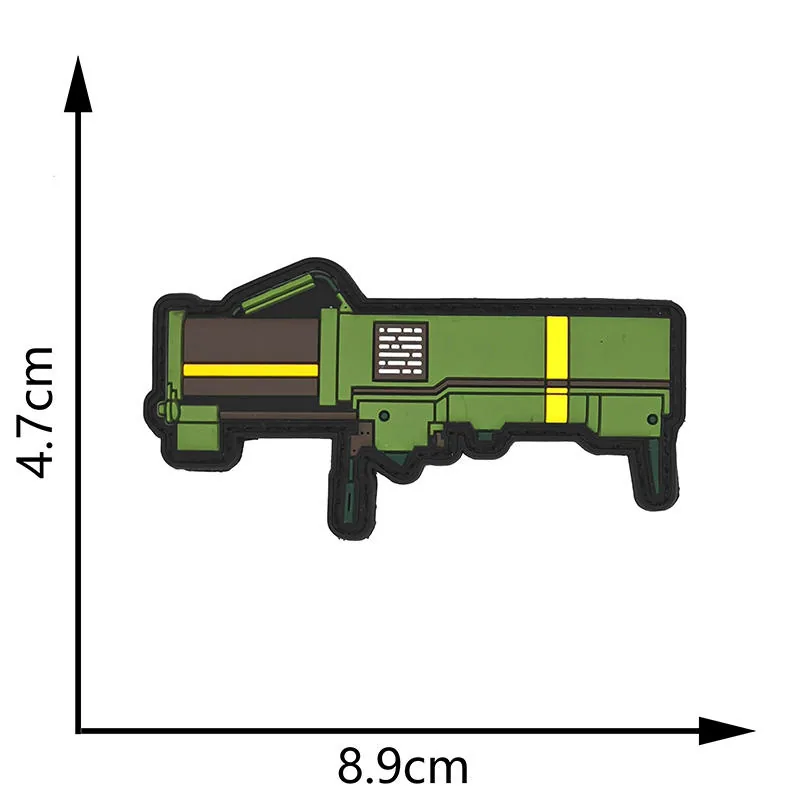 Custom Tactical 3D PVC Rubber Velcro Morale Patch for Backpacks Jackets and Gear view 3