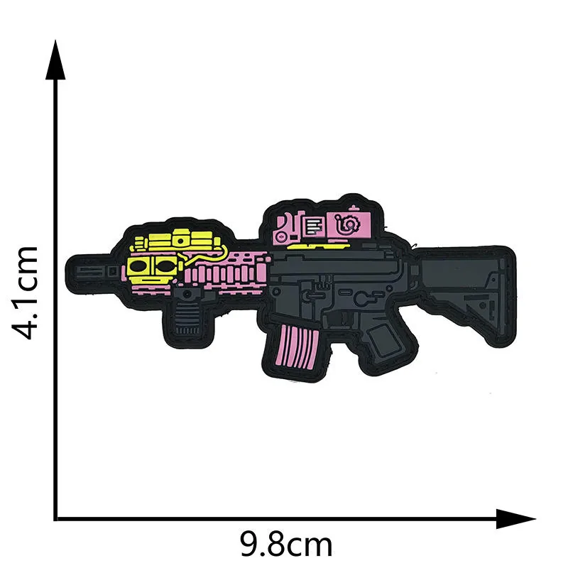 Custom Tactical 3D PVC Rubber Velcro Morale Patch for Backpacks Jackets and Gear view 4