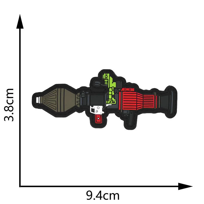 Custom Tactical 3D PVC Rubber Velcro Morale Patch for Backpacks Jackets and Gear view 5