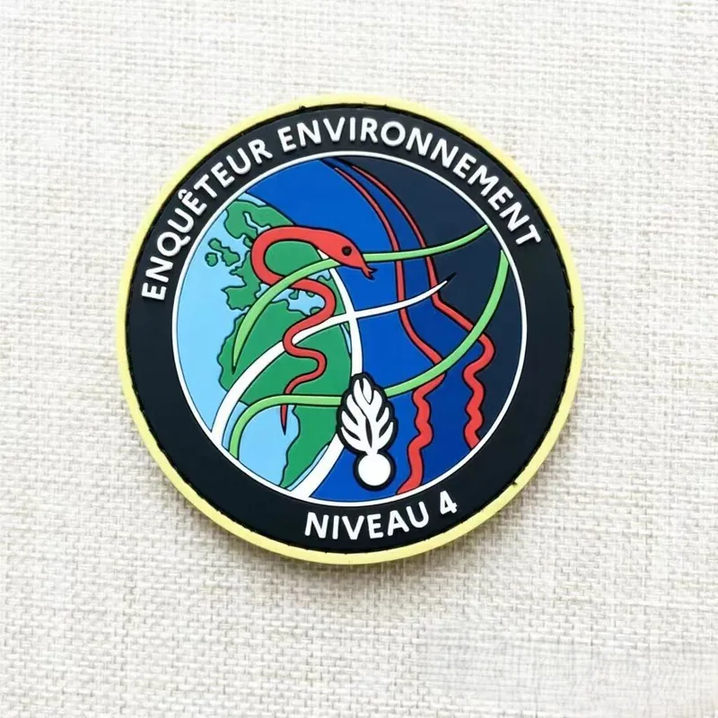 High Quality OEM PVC Morale Patch Soft Rubber Hook and Loop Badge — Morale Patches