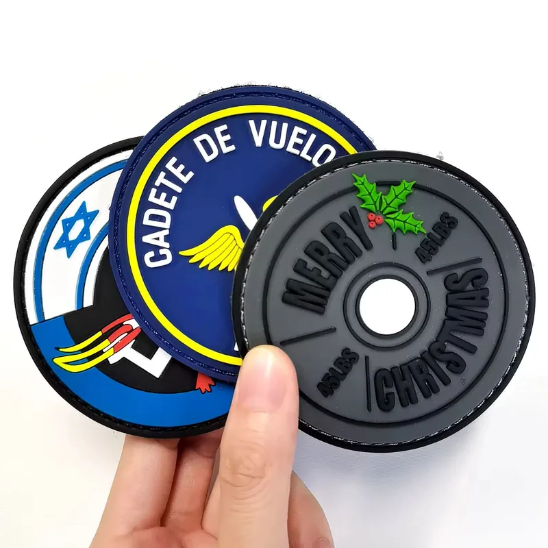 Custom PVC Rubber Morale Patch with 3D Letters and Chenille for Hats Backpacks and Vests — Morale Patches