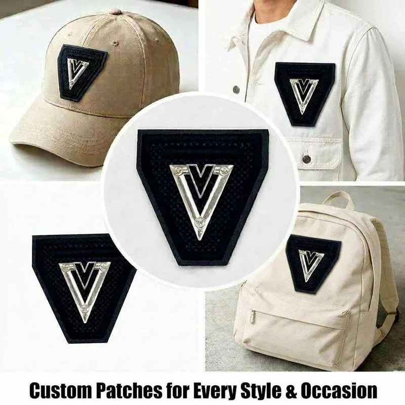 Custom PVC Rubber Morale Patch with 3D Letters and Chenille for Hats Backpacks and Vests view 5