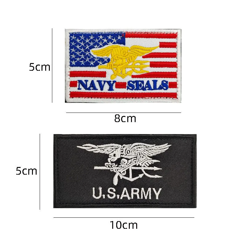US Navy SEALs Tactical Embroidered Badge Patch view 6