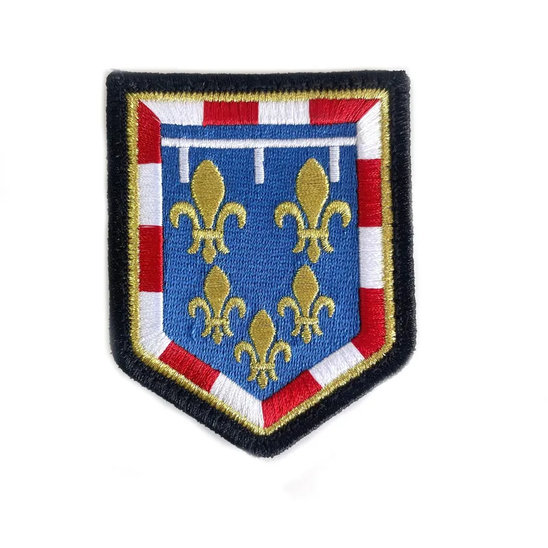 Custom Logo Tactical Embroidered Badge Iron-On with Hook and Loop — Morale Patches