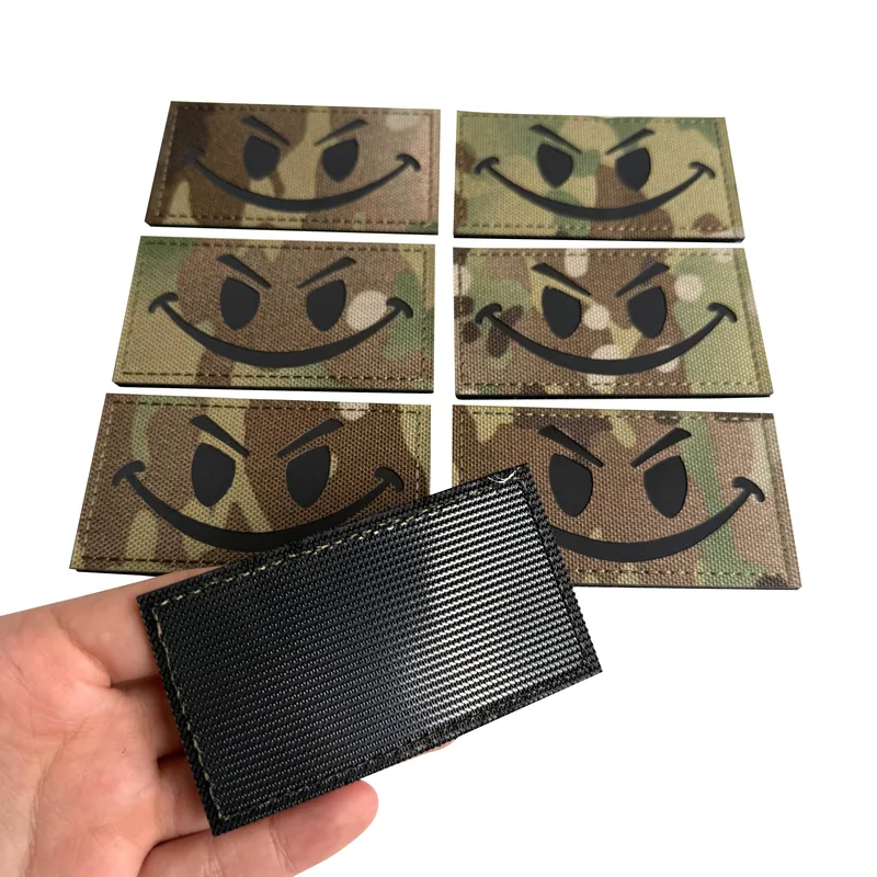 Wholesale Custom Camouflage Reflective Night Visibility Patch — Morale Patches