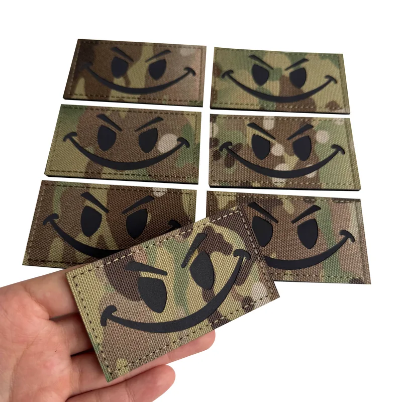 Wholesale Custom Camouflage Reflective Night Visibility Patch view 2