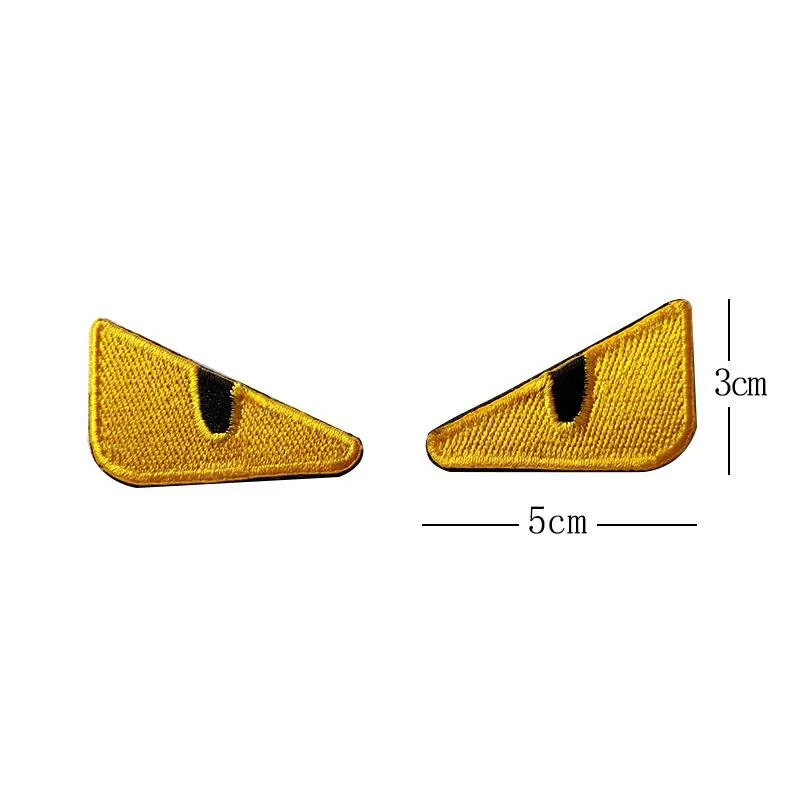 Custom Luminous Cat-Eye IR Reflective Tactical Patch with Velcro for Outdoor Bags view 5