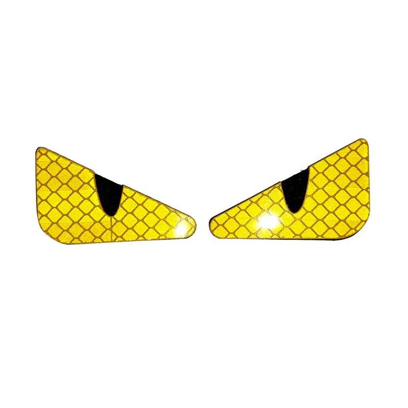Custom Luminous Cat-Eye IR Reflective Tactical Patch with Velcro for Outdoor Bags view 6