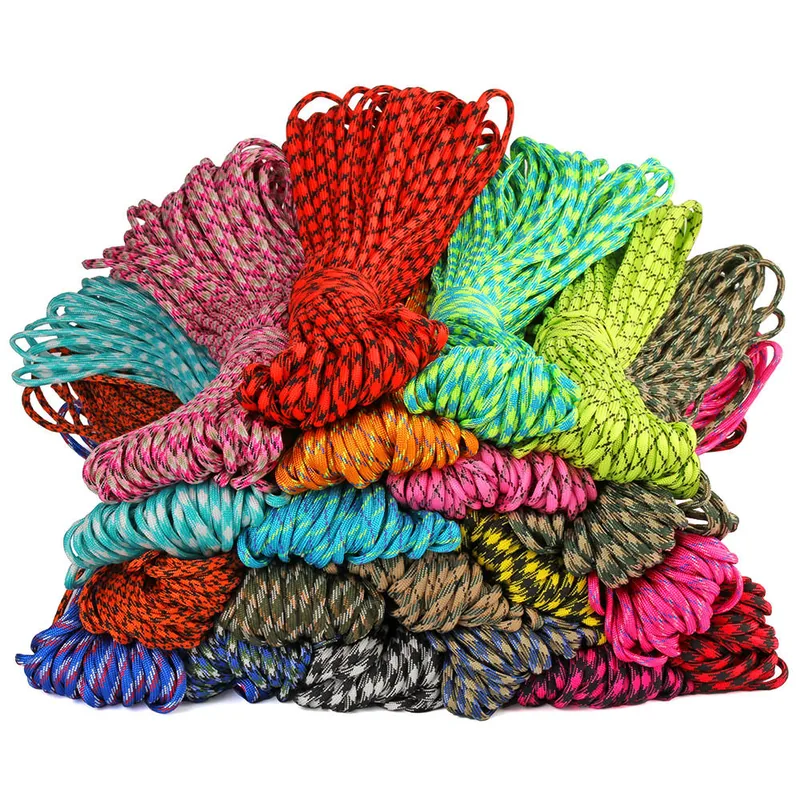 7-Strand Braided Nylon 550 Survival Paracord 100ft 4mm view 2