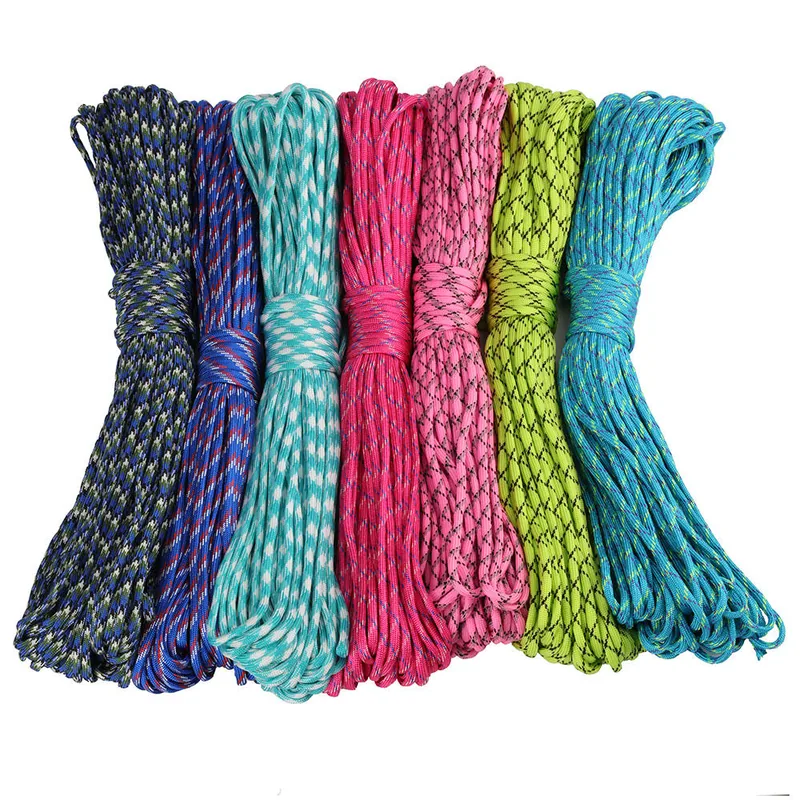 7-Strand Braided Nylon 550 Survival Paracord 100ft 4mm view 3