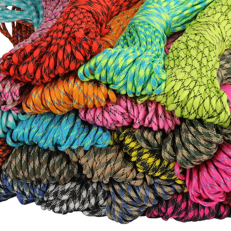 7-Strand Braided Nylon 550 Survival Paracord 100ft 4mm view 4