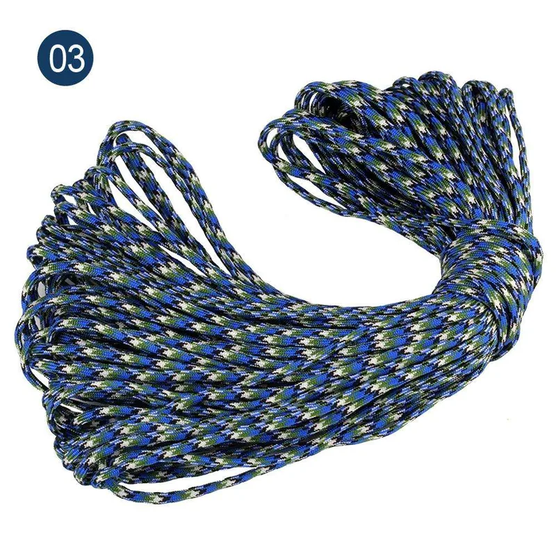7-Strand Braided Nylon 550 Survival Paracord 100ft 4mm view 5