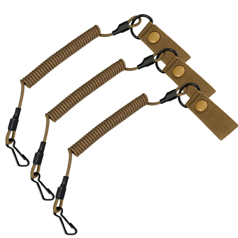 Nylon Spring Rope Anti-Loss Safety Lanyard for Hunting and Shooting — Survival & Outdoor Tools