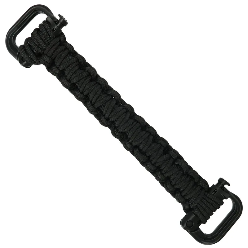 Tactical Paracord Keychain Lanyard with Carabiner Clip view 2