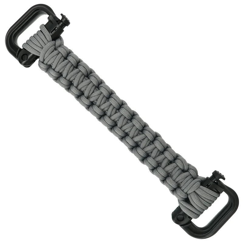 Tactical Paracord Keychain Lanyard with Carabiner Clip view 3