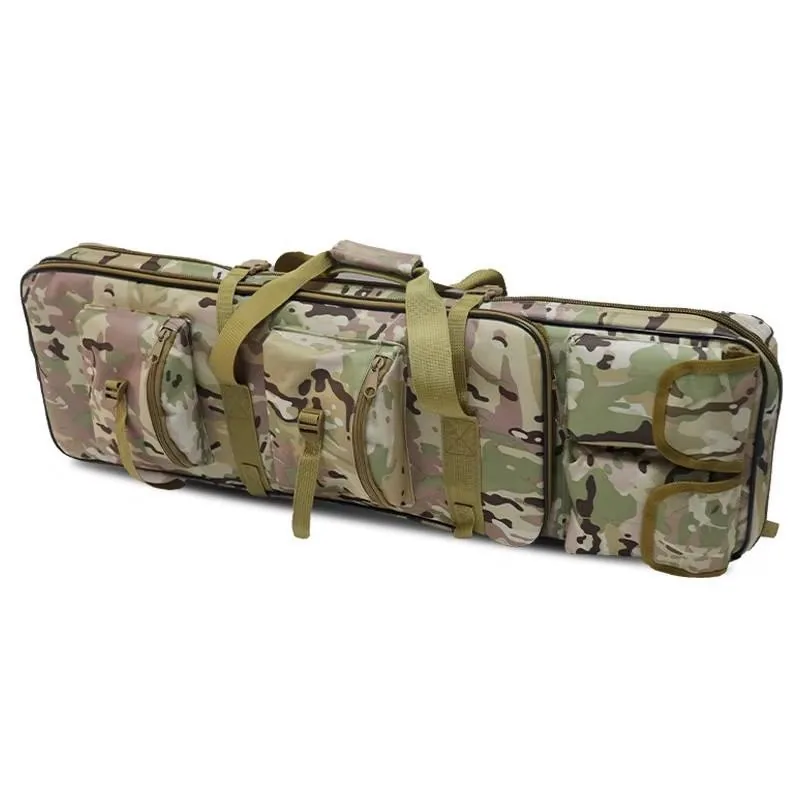 Oxford MOLLE Waterproof Long Gun Bag — Black — Tactical Packs & Bags