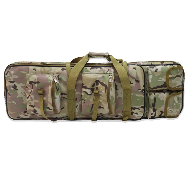 600D MOLLE Double Gun Bag — Black view 2