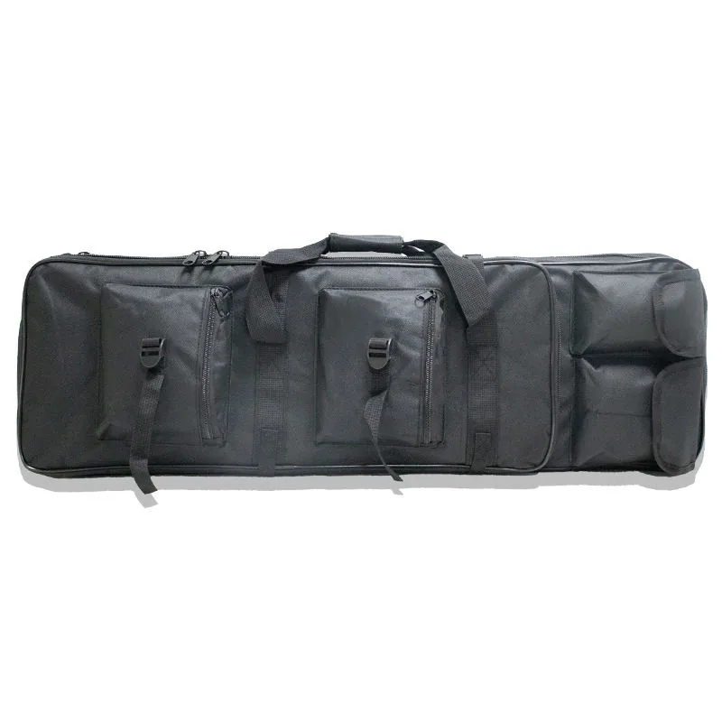600D MOLLE Double Gun Bag — Black view 5