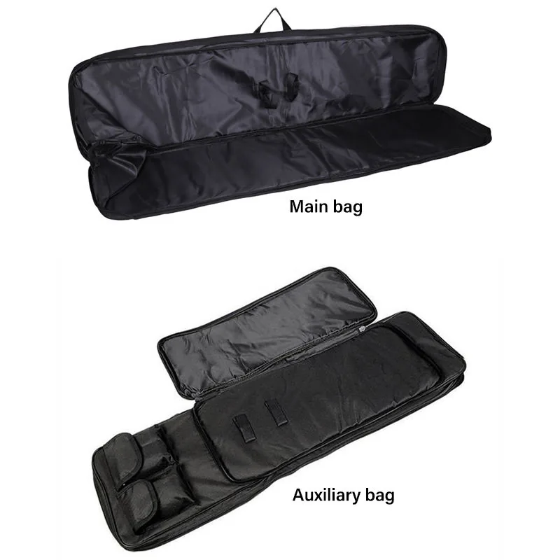 600D MOLLE Double Gun Bag — Black view 6