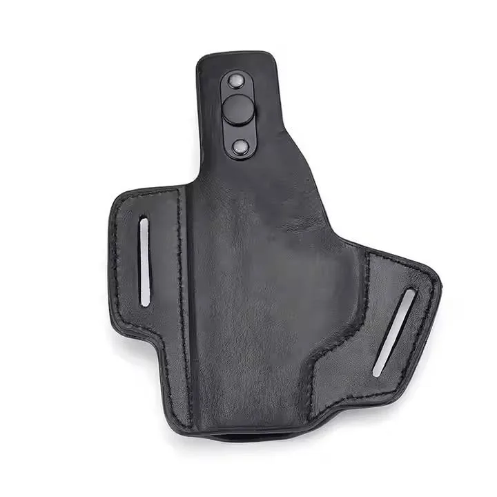 Full-Grain Leather OWB Gun Holster — Brown view 4
