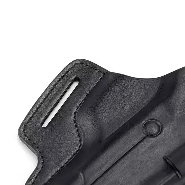 Full-Grain Leather OWB Gun Holster — Brown view 6