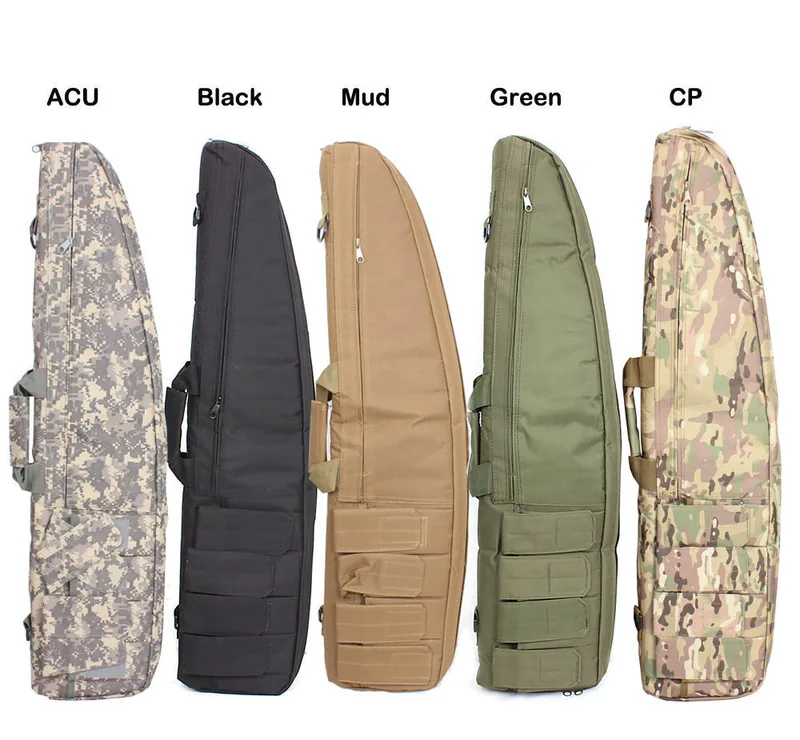 100cm Waterproof Long Gun Bag — Black — Tactical Packs & Bags