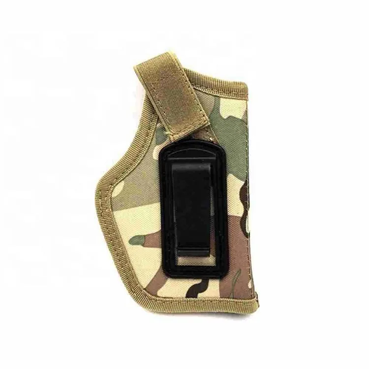 IWB Nylon Gun Holster with Metal Clip — Black view 5