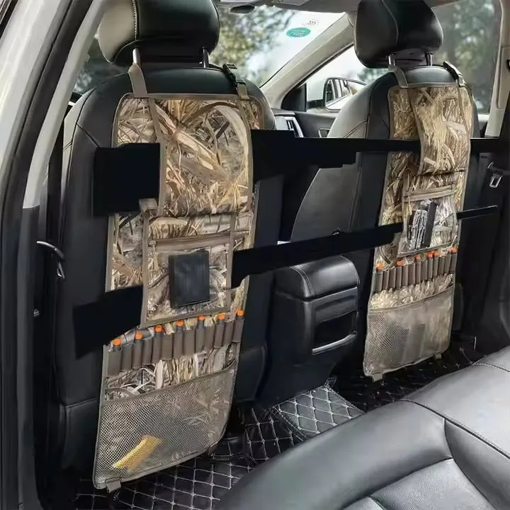 Tactical Car Seat Organizer with Concealed Holster — Black — Tactical Packs & Bags