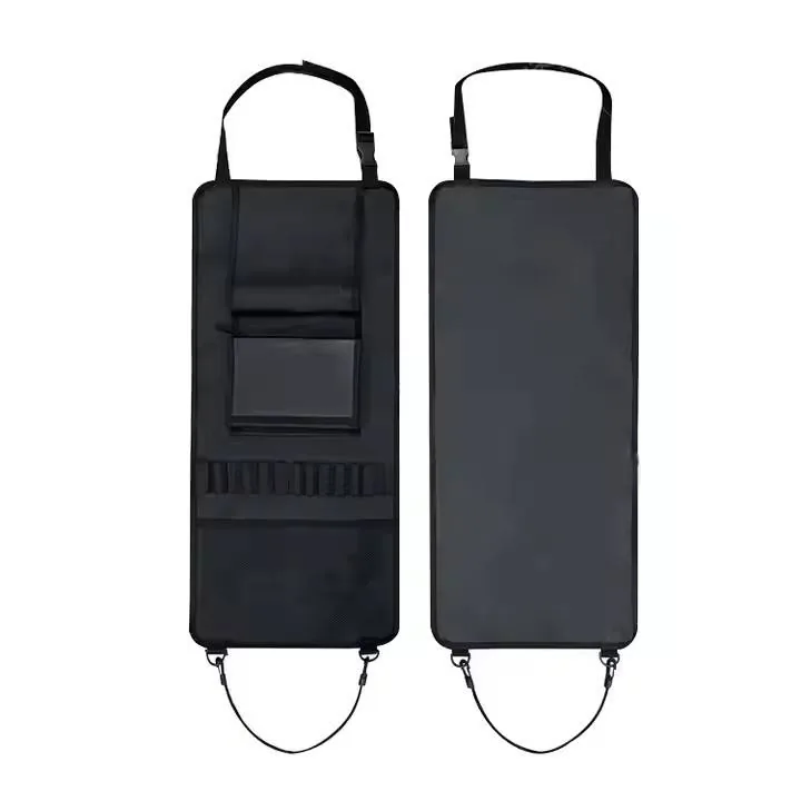 Tactical Car Seat Organizer with Concealed Holster — Black view 5