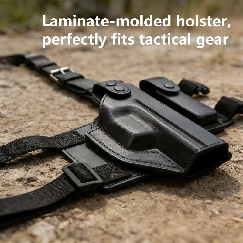 Kydex OWB Drop Leg Gun Holster — Black view 5
